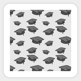 Graduation Hat Pattern - Back to School 2024 / 2025 Sticker